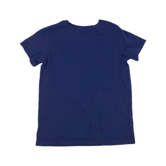 Blue Crew Neck Basic T-Shirt, Size S - Picture 2 of 4
